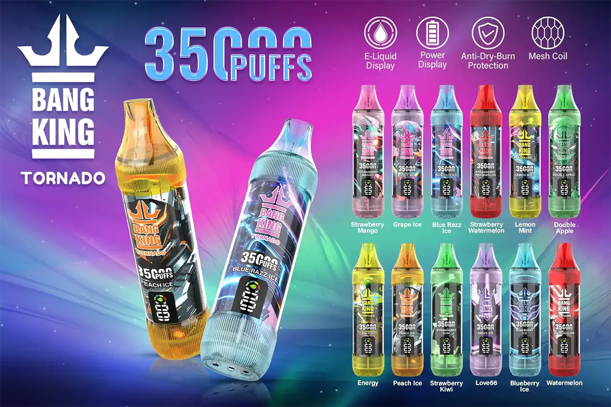 Bang King Tornado 35K 使い捨て電子タバコの製品画像 Bang King Tornado 35K 使い捨て電子タバコの製品画像