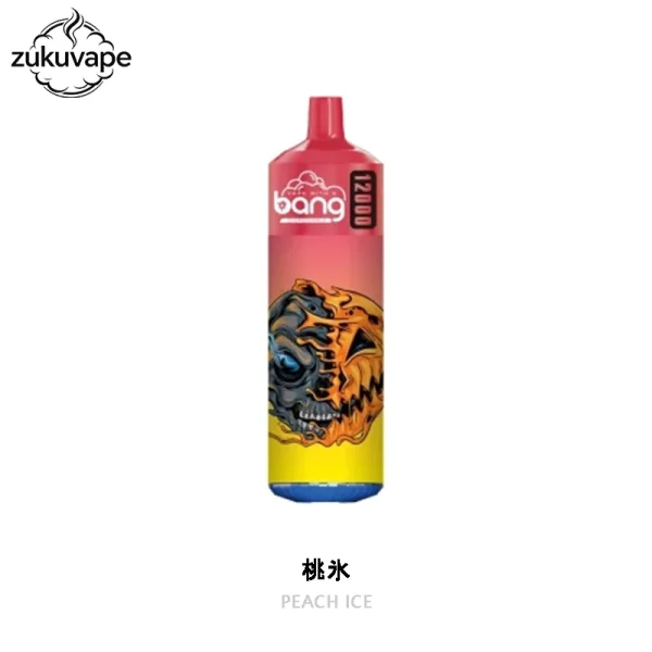 BANG 12000 使い捨て電子タバコ ピーチアイス