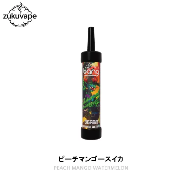 Bang 36000 使い捨て電子タバコ ピーチマンゴースイカ