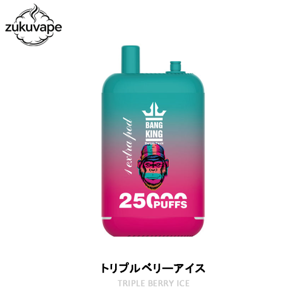 Bang King 25000 使い捨て電子タバコ トリプルベリーアイス