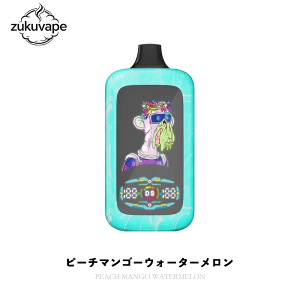 Fumot Digital Monkey 40000 使い捨て電子タバコ ピーチマンゴーウォーターメロン