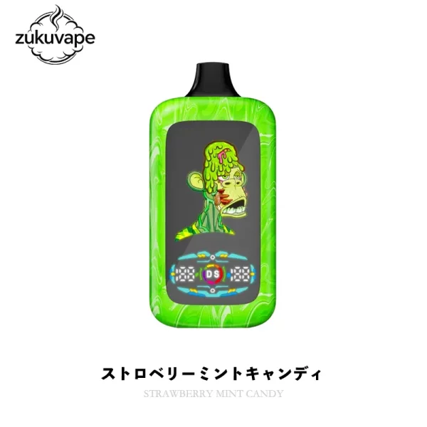 Fumot Digital Monkey 40000 使い捨て電子タバコ ストロベリーミントキャンディ