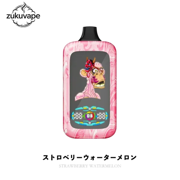 Fumot Digital Monkey 40000 使い捨て電子タバコ ストロベリーウォーターメロン