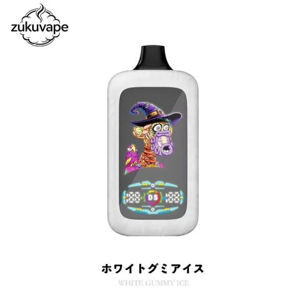 Fumot Digital Monkey 40000 使い捨て電子タバコ ホワイトグミアイス