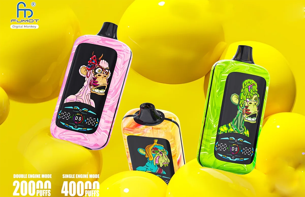 Fumot Digital Monkey 40000 使い捨て電子タバコの製品画像 Fumot Digital Monkey 40000 使い捨て電子タバコの製品画像