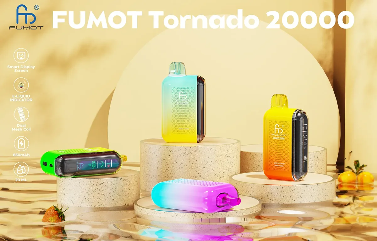 Fumot Tornado 20000 使い捨て電子タバコの製品画像 Fumot Tornado 20000 使い捨て電子タバコの製品画像