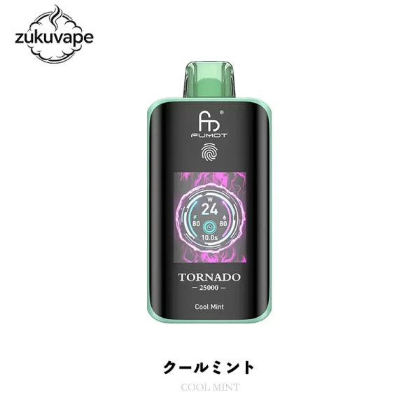 Fumot Tornado 25000 使い捨て電子タバコ クールミント