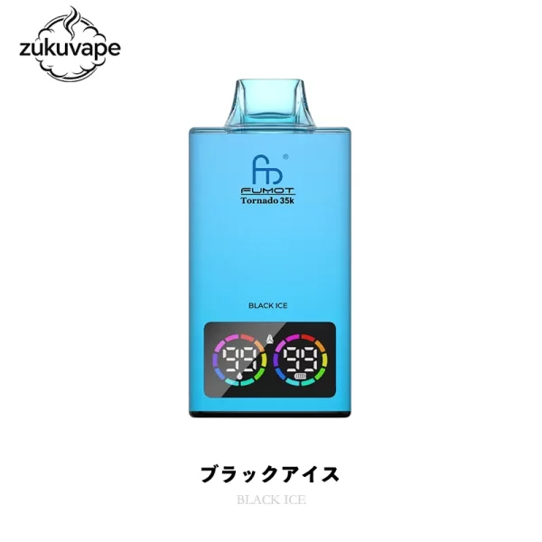 Fumot Tornado 35000 使い捨て電子タバコ ブラックアイス