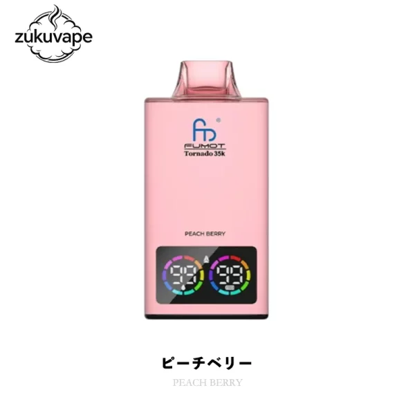 Fumot Tornado 35000 使い捨て電子タバコ ピーチベリー