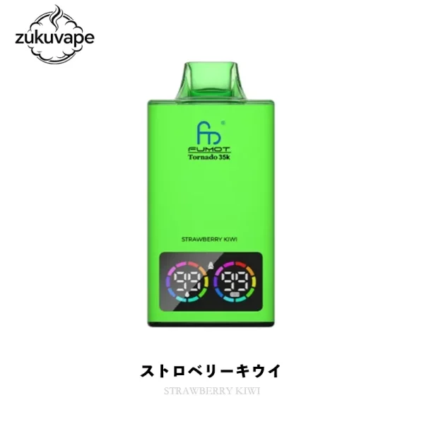Fumot Tornado 35000 使い捨て電子タバコ ストロベリーキウイ
