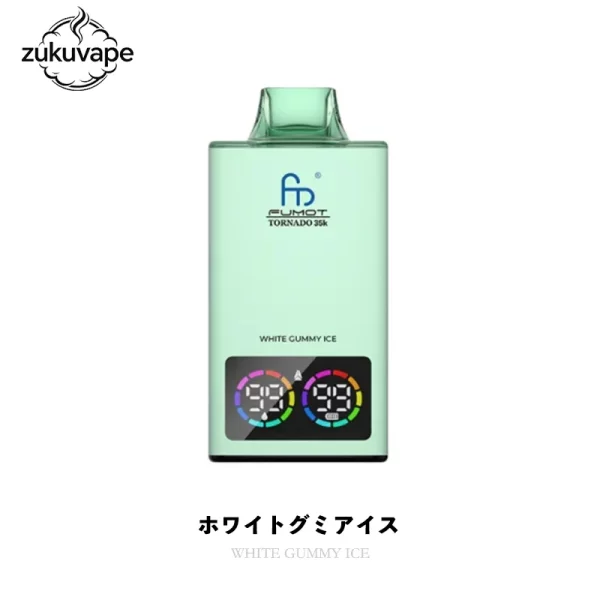 Fumot Tornado 35000 使い捨て電子タバコ ホワイトグミアイス