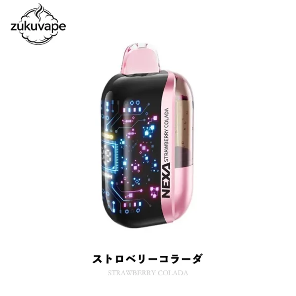 Nexa Ultra 50000 使い捨て電子タバコ ストロベリーコラーダ