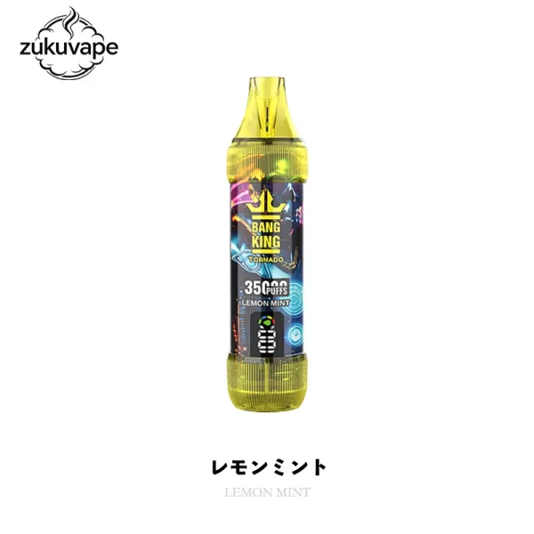 Bang King Tornado 35000 使い捨て電子タバコ レモンミント