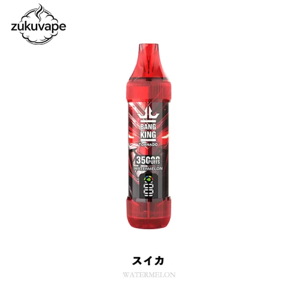 Bang King Tornado 35000 使い捨て電子タバコ スイカ