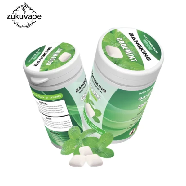 Bang King ニコチンガム 禁煙補助・4mg・20個入・20ボトル起售 卸売用ニコチンガム