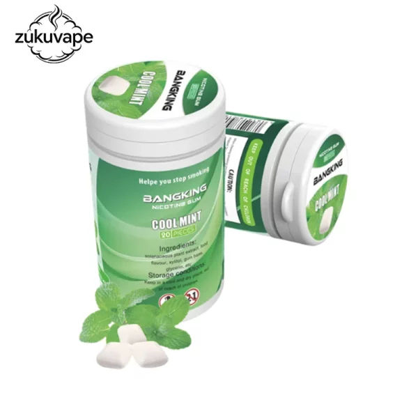 Bang King ニコチンガム 禁煙補助・4mg・20個入・20ボトル起售 卸売用ニコチンガム