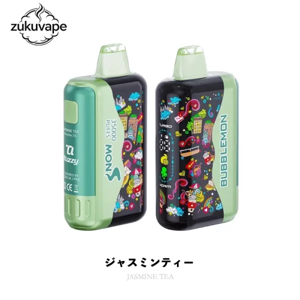 Bubblemon Graffiti Tuzzy 35K 使い捨てVAPE 35000パフ ジャスミンティー