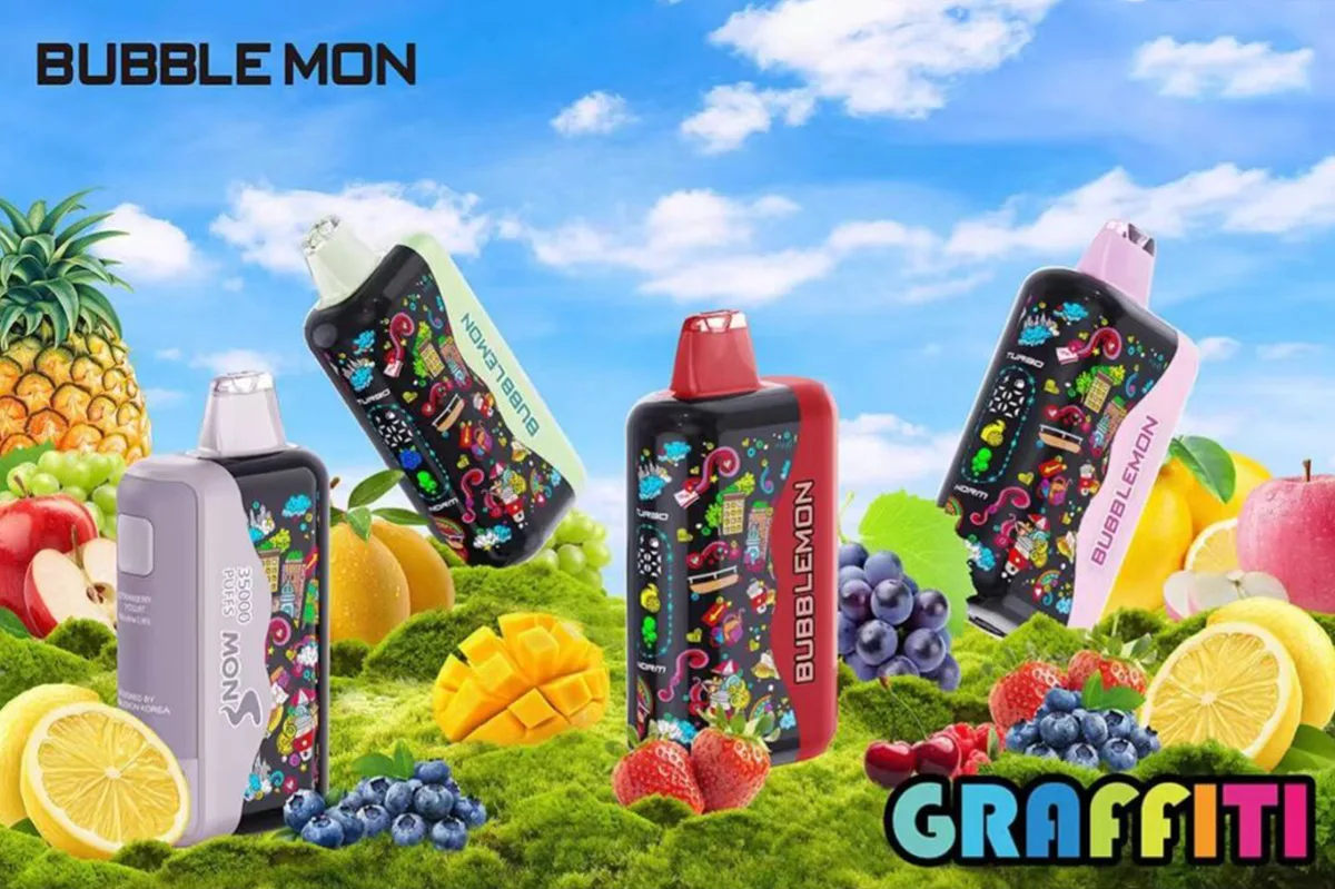 Bubblemon Graffiti Tuzzy 35K 使い捨てVAPE 35000パフ ニコチン2% Bubblemon Graffiti Tuzzy 35K 使い捨てVAPE 35000パフ ニコチン2%